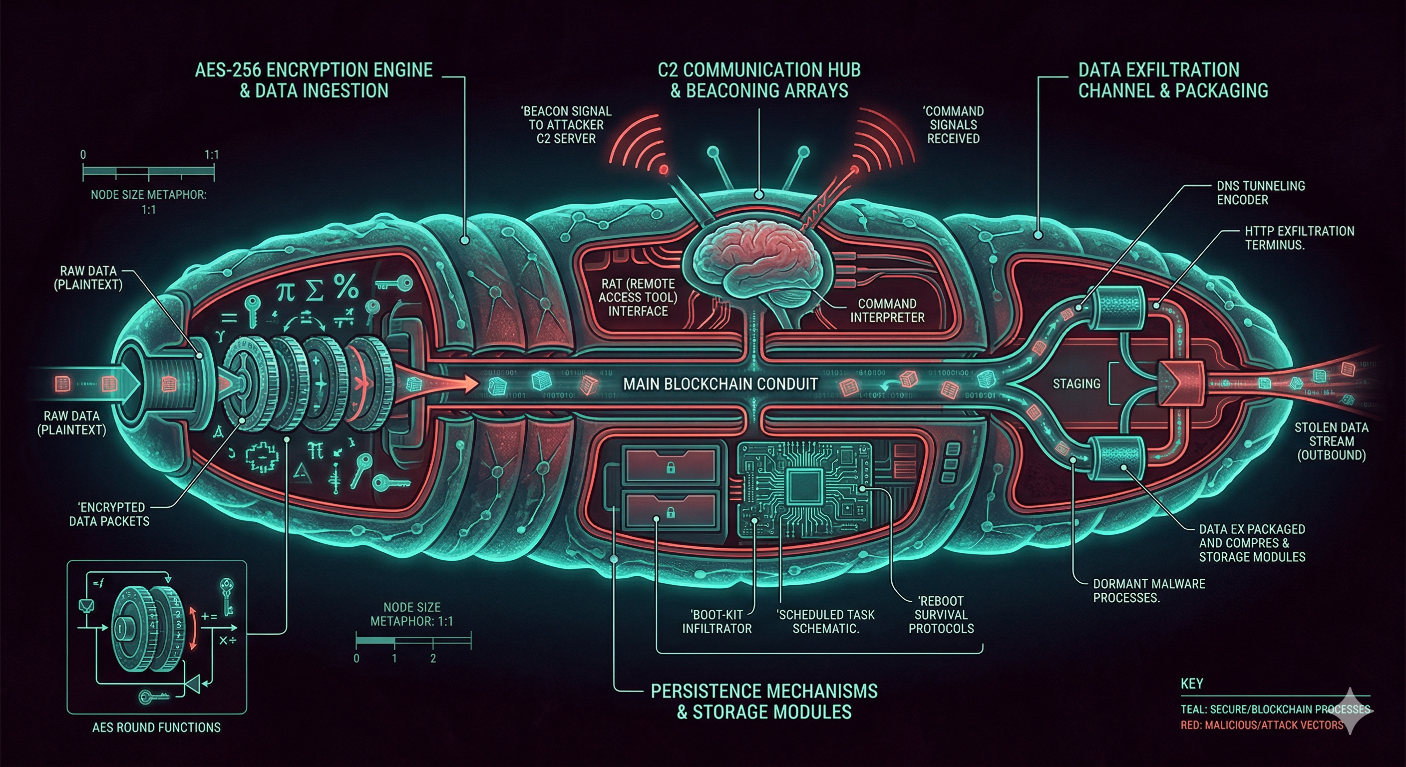 GlassWorm architecture diagram