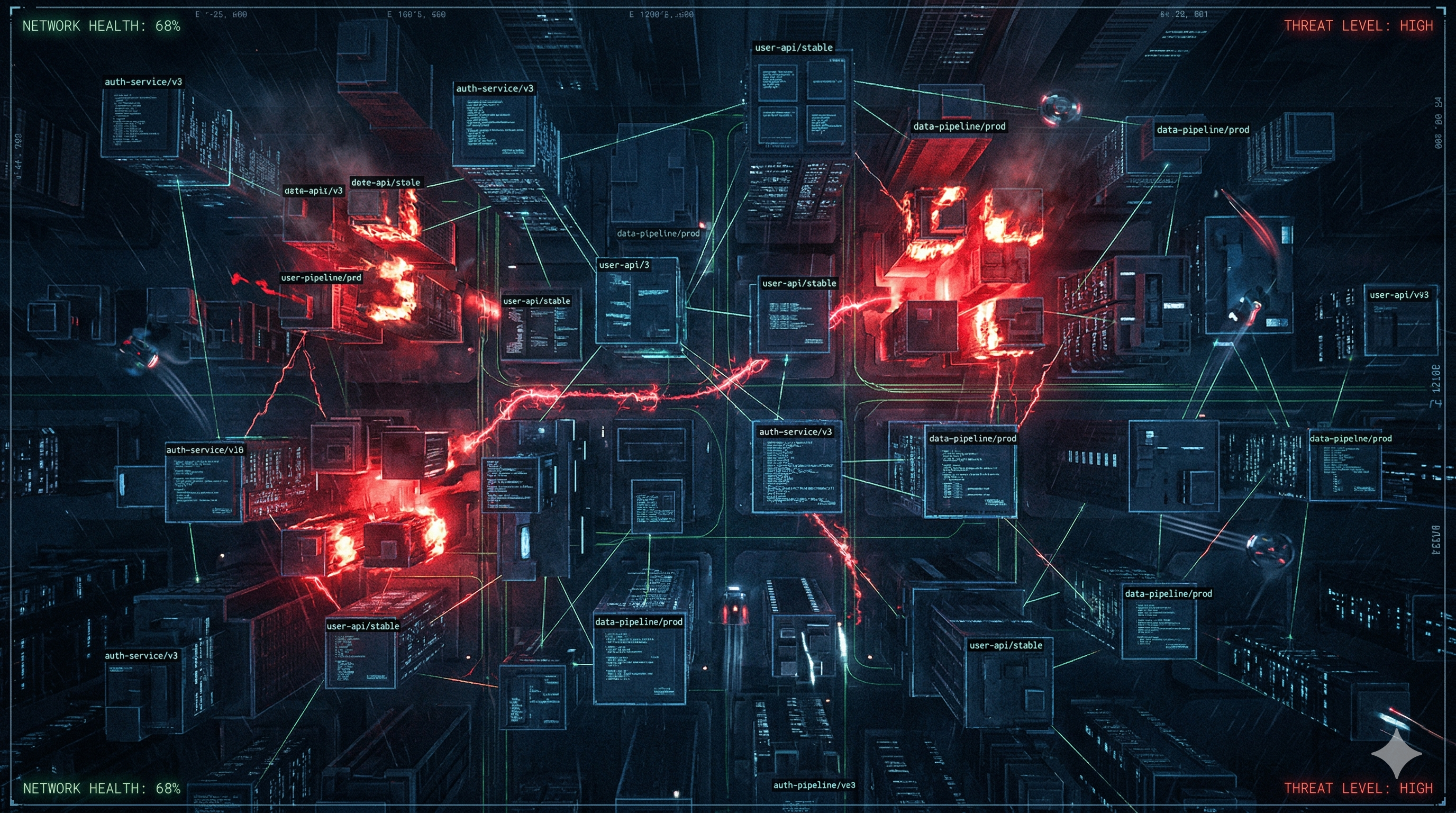 GlassWorm network threat visualization